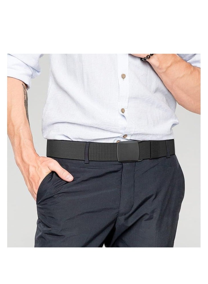 Tango Men's Nylon Tactical Belt - Webbing Canvas, Military Belt With Plastic Buckle - Adjustable Strap To Make Comfortable Fit. (Navy Navy) - Image 3
