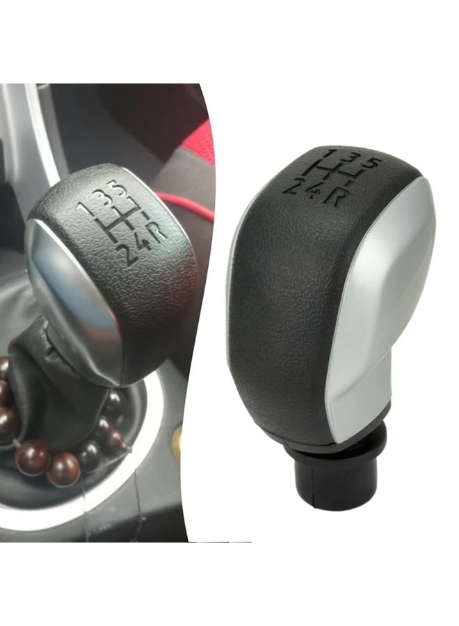 Black Manual Gear Knob Replacement Direct Fit 5 Speed Durable ABS Shifter Head - Image 4