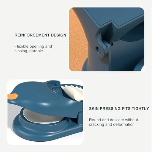 RR DESIGN 2 in 1 Dumpling Maker Machine, Portable Manual Press with Mould for ujiya, Kitchen Tool with Puri Maker - Image 5