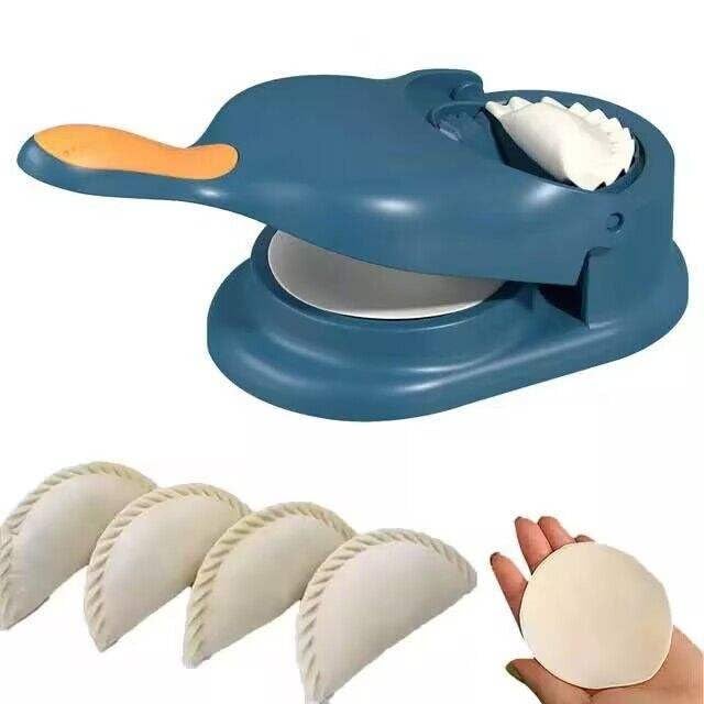 RR DESIGN 2 in 1 Dumpling Maker Machine, Portable Manual Press with Mould for ujiya, Kitchen Tool with Puri Maker - Image 2