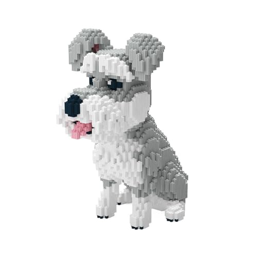 BDYDT Dog Schnauzer Micro Building Blocks Set 2817 Pieces Gift for Adults and Kids - Image 1