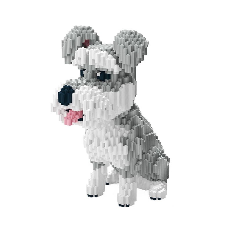 BDYDT Dog Schnauzer Micro Building Blocks Set 2817 Pieces Gift for Adults and Kids - Image 3