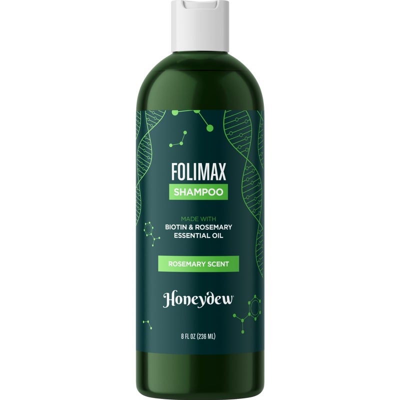 Honeydew Folimax Biotin Shampoo for Thinning Hair - Volumizing Biotin Shampoo for Men & Women's Fine and Thin Hair with Zinc & Rosemary Oil - Color Safe Vegan Sulfate Silicone & Paraben Free (Rosemary Scent) - Image 1