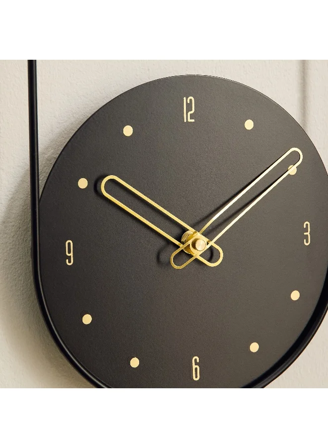 Home Box Mido Metal Creative Clock - 20x4x40 cm