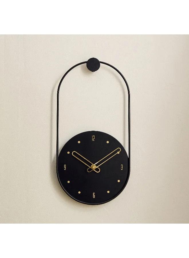 Home Box Mido Metal Creative Clock - 20x4x40 cm