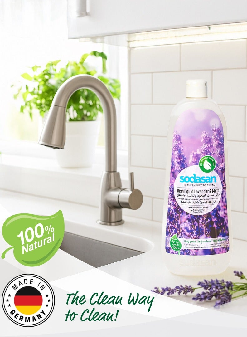 سوداسان سائل غسيل الصحون باللافندر والنعناع 1L - Image 5
