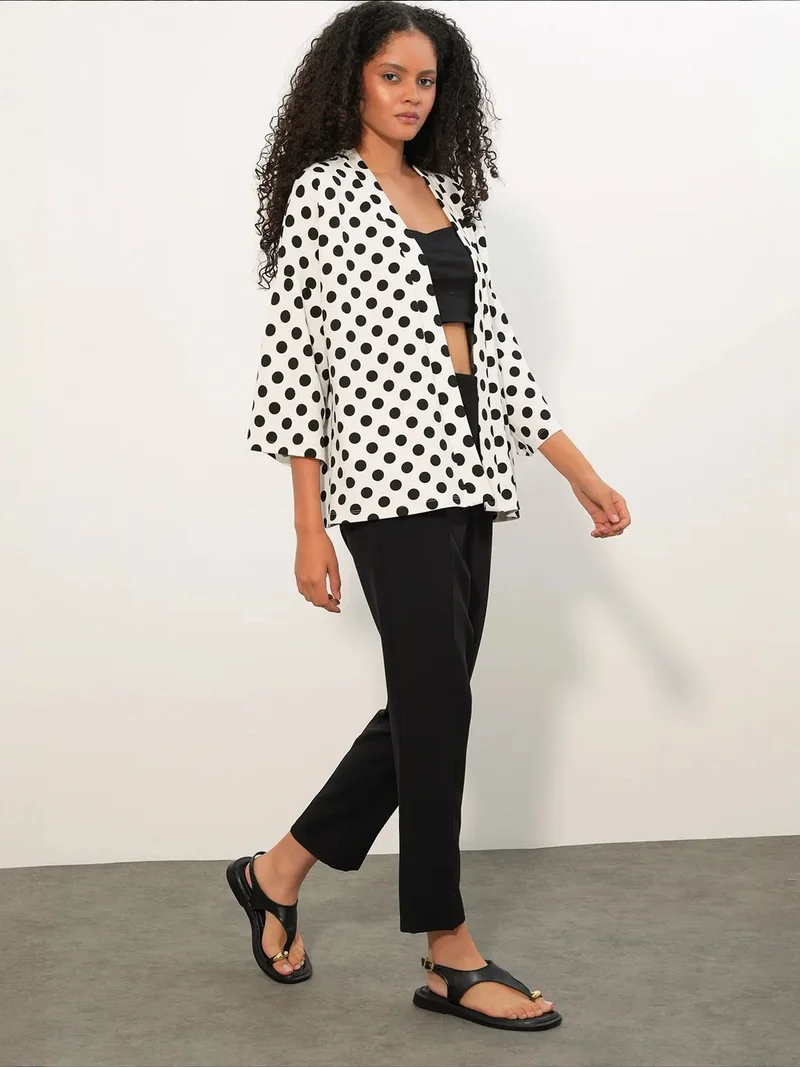 Big Dart Multicolor BDART Polka Dot Beach Kimono for Women | Best Price UAE
