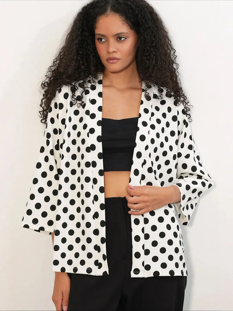 Big Dart Multicolor BDART Polka Dot Beach Kimono for Women | Best Price UAE