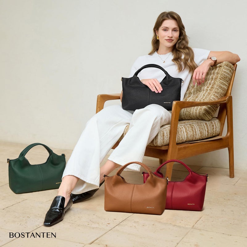 BOSTANTEN Purses for Women Designer Handbags Crossbody Shoulder Top Handle Satchel Bags Gift Box Packaging Brown - Image 3