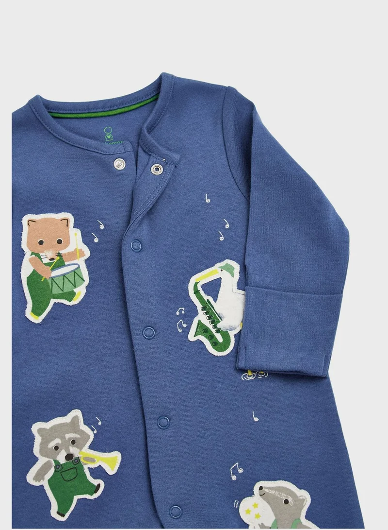 mothercare Infant 3 Pack Assorted Onesies