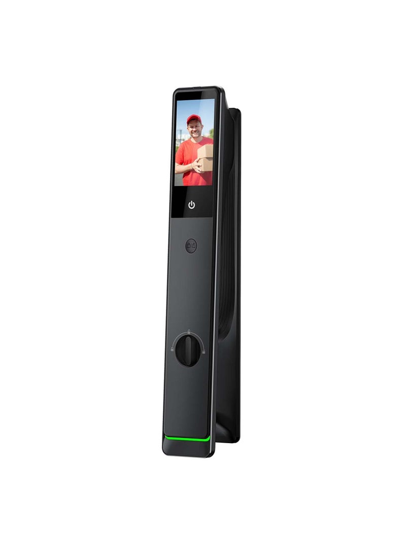 areb Areb Smart Wi-Fi Door Lock Without Handle - 5 Unlocking Methods, Fingerprint, PIN Code, IC Card, Remote Control via Areb App, and Mechanical Key for Enhanced Security & Convenience  - Image 1