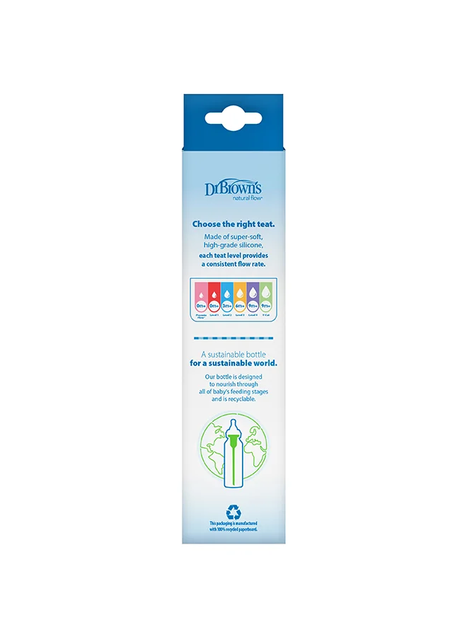 دكتور براونز 8 oz/250 mL PP Narrow Anti-Colic Options+ Baby Bottle, 1-Pack