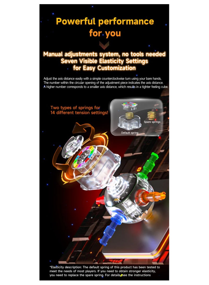 كي يي نسخة فنية من مكعب السرعة الذكي QiYi 3x3 Ai بتقنية البلوتوث - Image 5