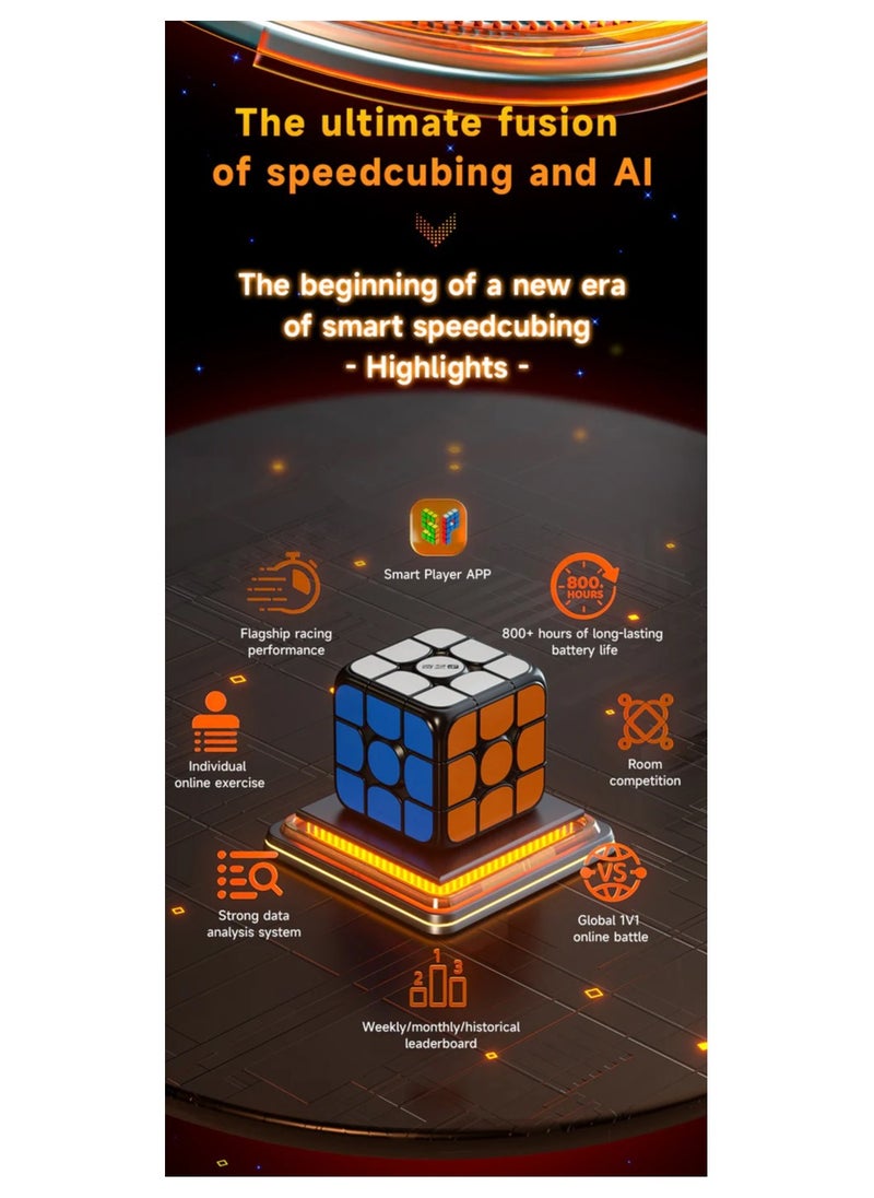 QiYi - QiYi 3x3 Ai Smart  Bluetooth Speed cube Art version - Image 1