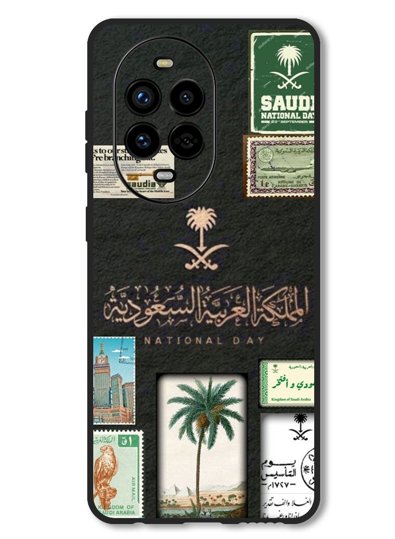 Theodor حافظة متوافقة مع هواوي نوفا 13 برو حماية مضادة للصدمات غطاء بامبر يوم الوطني السعودي - Image 1