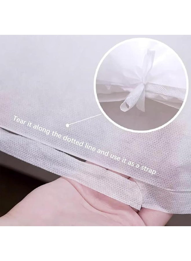 Disposable Travel Bedding Set 4 Pieces Fabric For Hotels Business Trips Bed Sheet Cover Body Cover And Pillow Covers Hygienic Sheet Cover 220x230cm, 2 Pillow Case 50x80cm and Duvet Cover 220x230 cm - Image 4