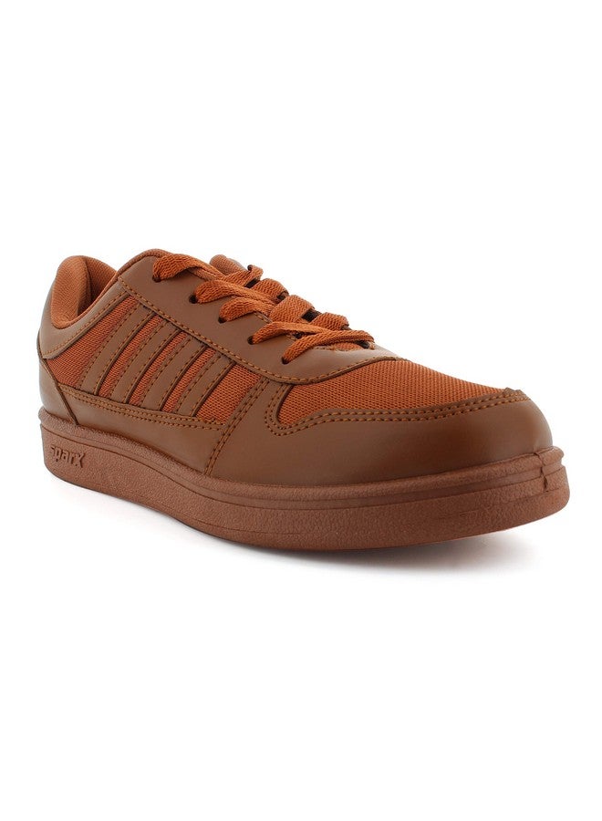 Sparx Mens SM 439 | Stylish, Comfortable | Tan Sneaker - 8 UK (SM 439) - Image 1