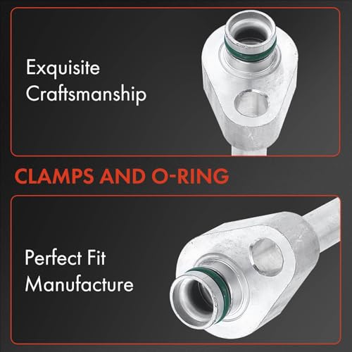 A-Premium A/C Liquid Line Hose Assembly Compatible with Dodge Dakota 2005-201, Mitsubishi Raider 2006-2009, Ram Dakota 2011, 3.7L 4.7L, Condenser to Evap, w/Orifice Tube - Image 3