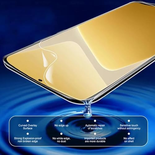 ZARALA High Sensitivity Hydrogel Screen Protector Compatible FOR MOTOROLA Edge 50 Transparent Soft TPU Protective Film [Fingerprint Unlock (Transparent) - Image 3