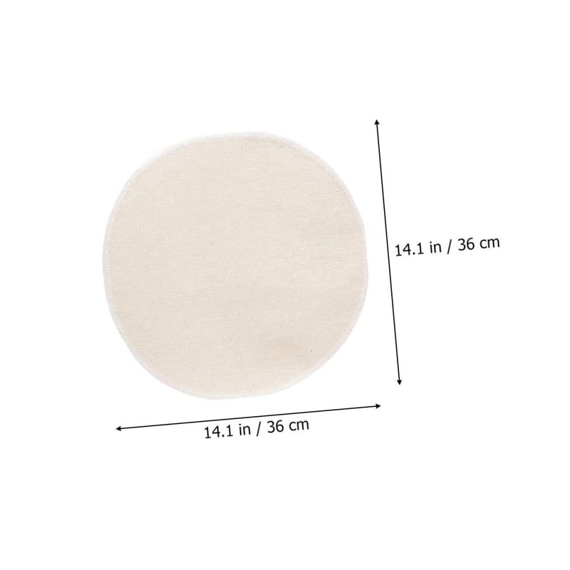 Professional Steaming Mat 34x34cm Bread Dumplings Pad Cotton Reusable Liner - Image 3
