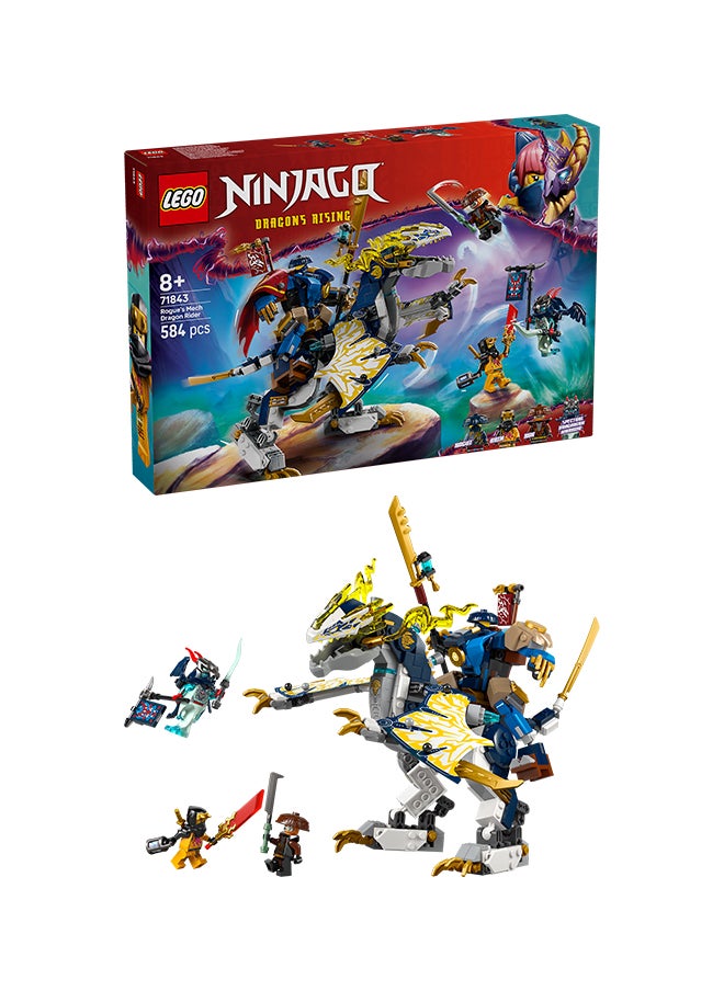 LEGO Ninjago Rogue’S Mech Dragon Rider 71843 (584) Pieces  - Image 1