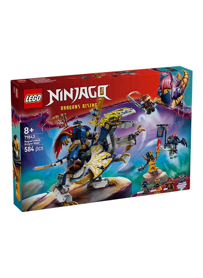 LEGO Ninjago Rogue’S Mech Dragon Rider 71843 (584) Pieces  - Image 3