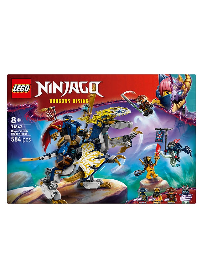 LEGO Ninjago Rogue’S Mech Dragon Rider 71843 (584) Pieces  - Image 5