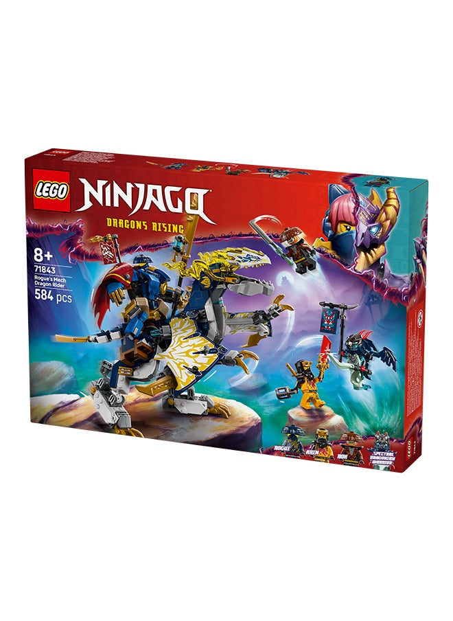 LEGO Ninjago Rogue’S Mech Dragon Rider 71843 (584) Pieces  - Image 4