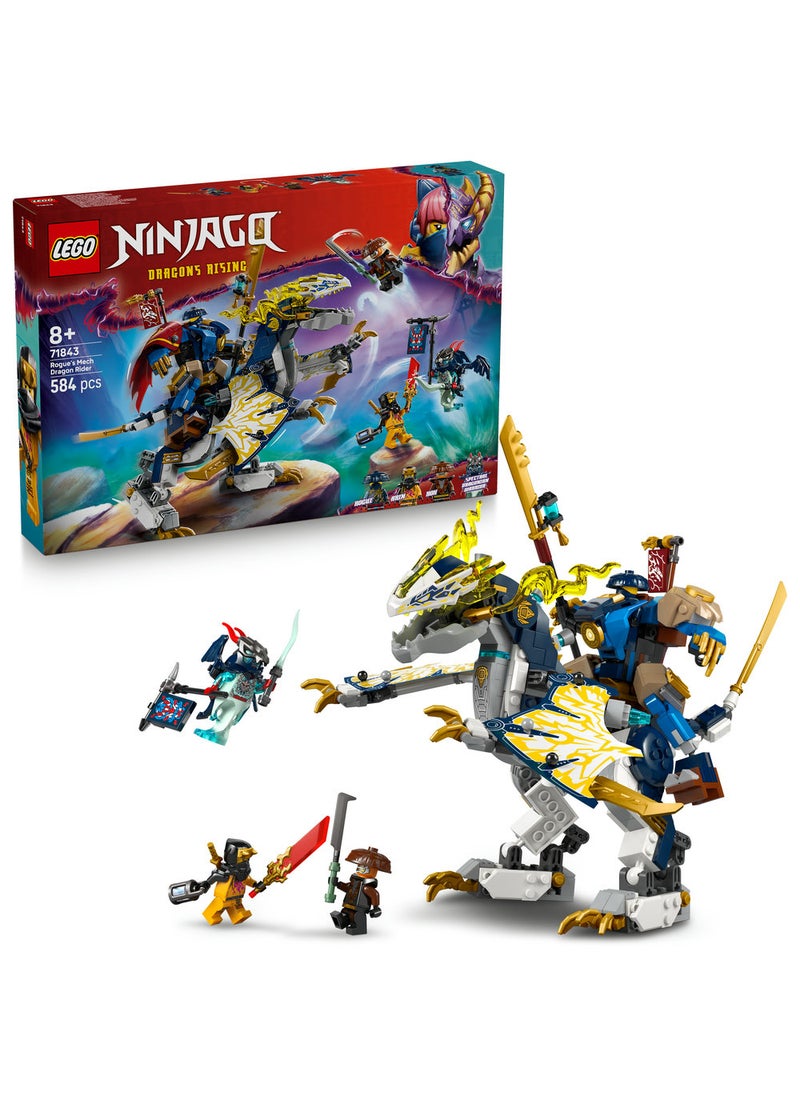 LEGO Ninjago Rogue’S Mech Dragon Rider 71843 (584) Pieces  - Image 1