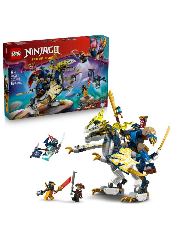 LEGO Ninjago Rogue’S Mech Dragon Rider 71843 (584) Pieces  - Image 1