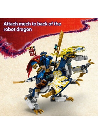 مجموعة لعب معركة التنين ولعبة النينجا آلي روغ راكب التنين من ليغو® NINJAGO®‎ مع 4 شخصيات صغيرة 71843 - view 4