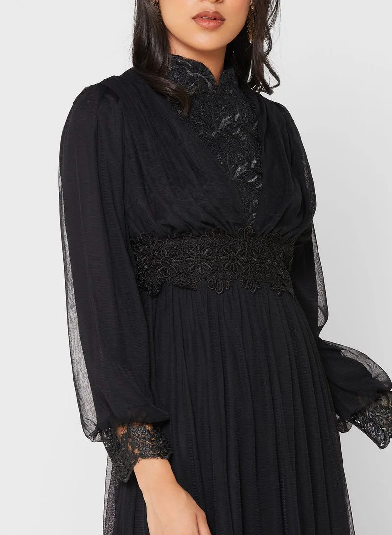 Khizana Gathered Waist Detail Dress