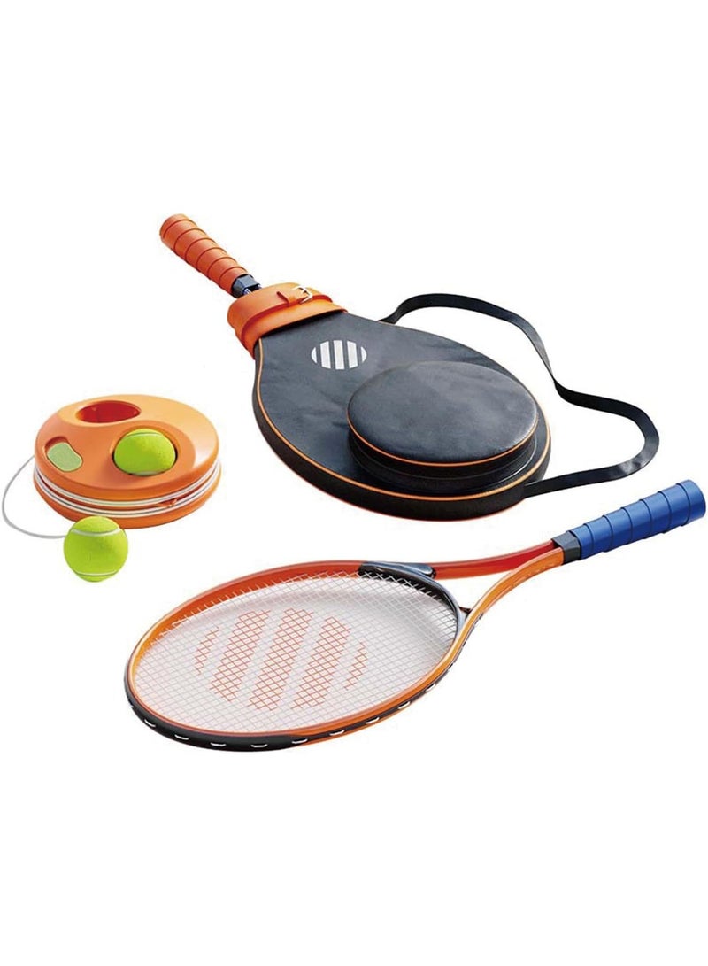 GT-Wheel Self Training Tennis Racket with Rebounder Portable - Image 4