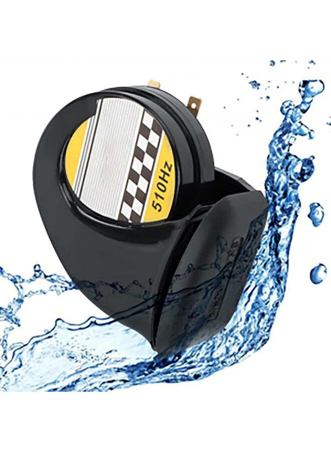 Generic Universal 12V Snail Horn Siren 130DB High Tone 510HZ Waterproof Electric Air Horn for Motorcycle Auto Car Scooter(White)  - Image 4