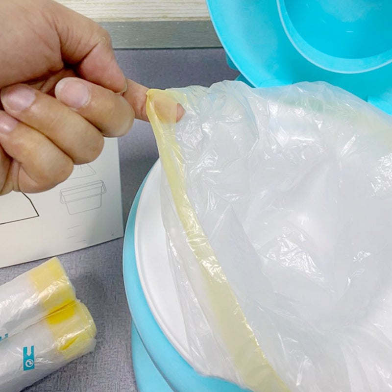 🚽 كيس تنظيف مرحاض الطفل قابل للحمل مع تخزين آمن للمساعدة على التدريب على استخدام المرحاض - Image 3