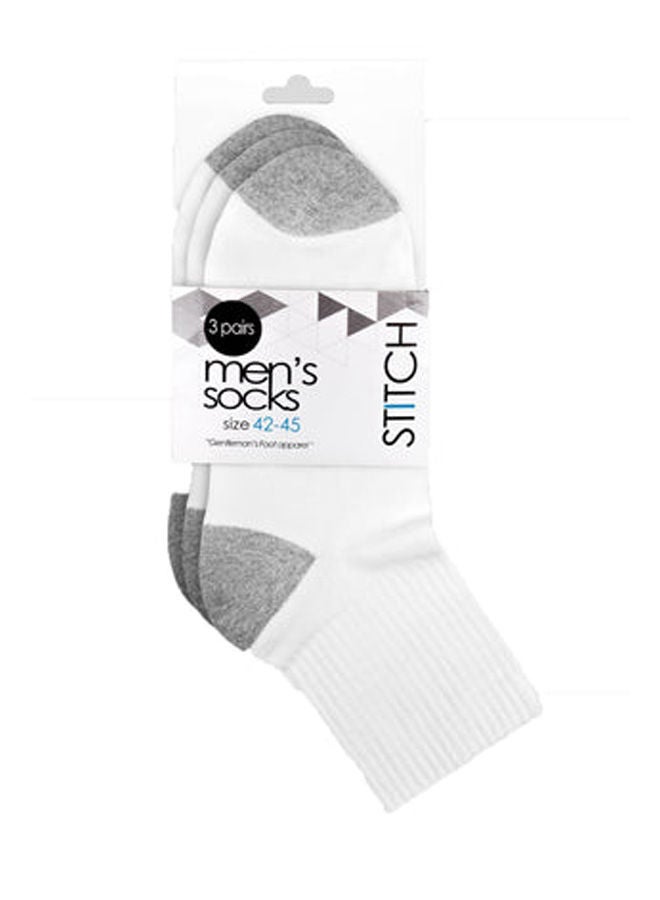 STITCH Men's Pack of 3 Half Terry L-Shape Casual Socks - Image 2