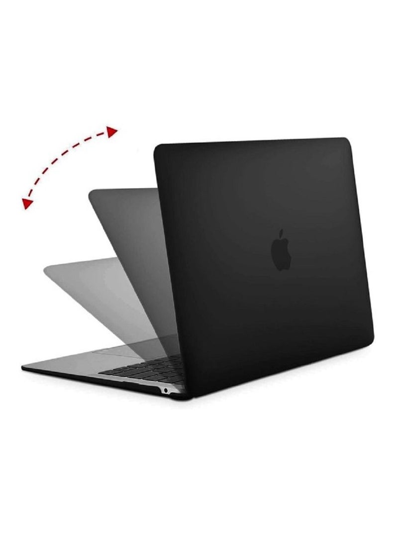 CATANES MacBook Air 13-inch Model A1369 (2011) Protective Case Hard Shell Laptop Cover Front and Back Sleeve Case Black - Image 2