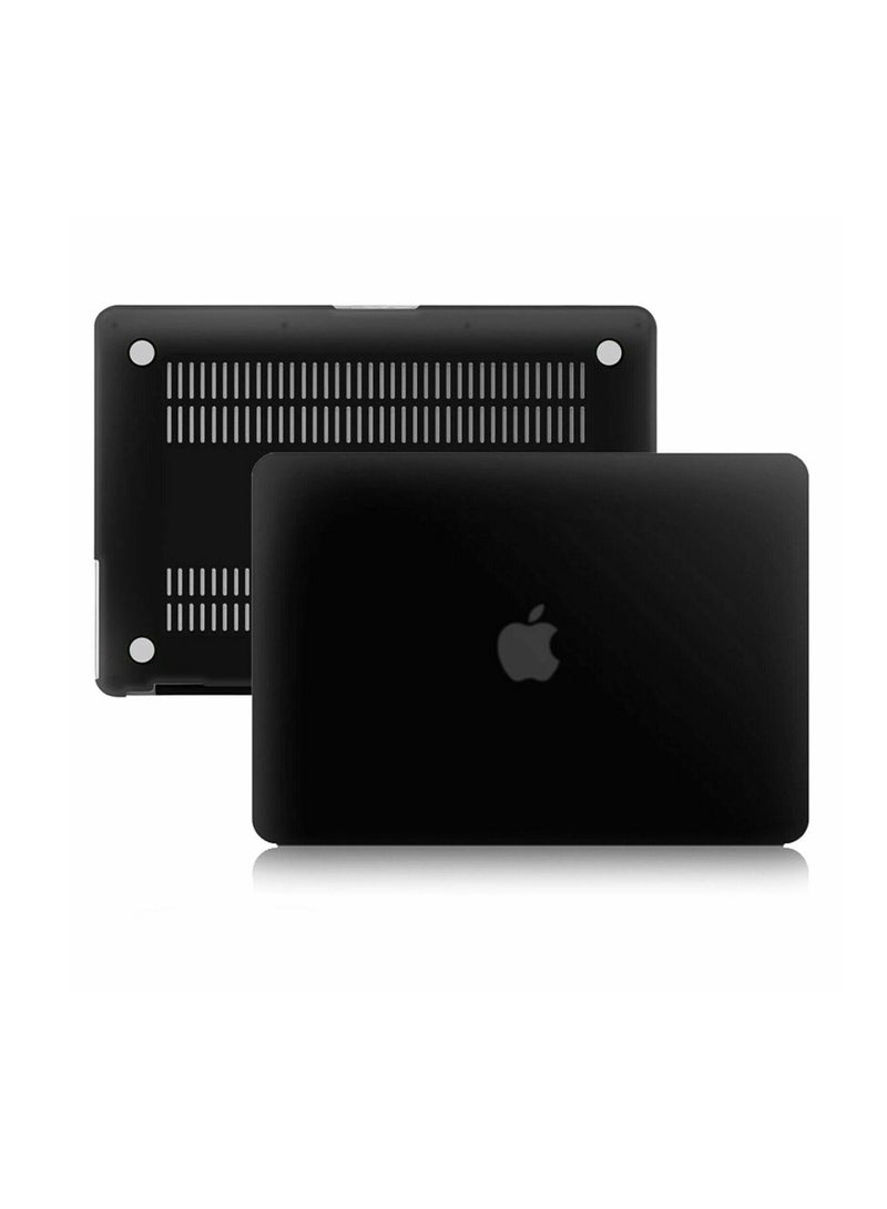 CATANES MacBook Air 13-inch Model A1369 (2011) Protective Case Hard Shell Laptop Cover Front and Back Sleeve Case Black - Image 4