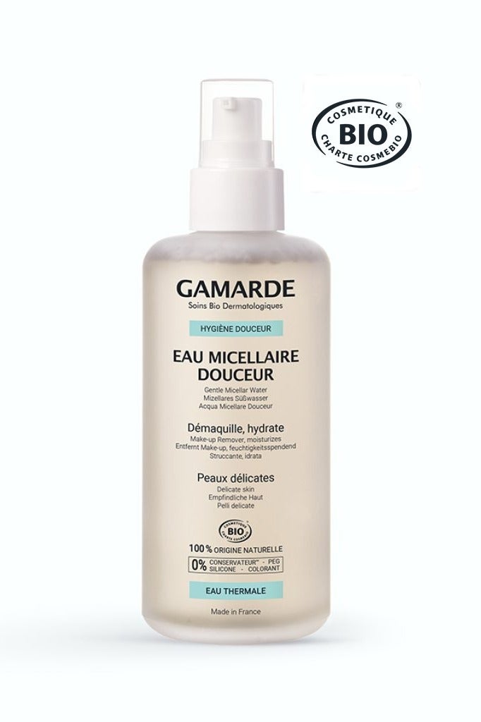 Gentle Micellar Water 200ml – Certified Organic Makeup Remover & Facial Cleanser for Delicate & All Skin Types – Removes Impurities & Makeup in One Step, Hydrates & Refreshes – Vegan