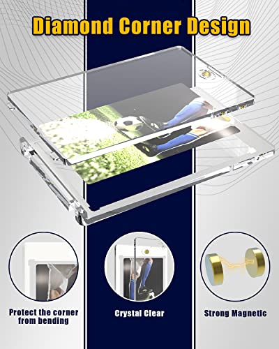 Lzerking Acrylic 24 Pack 35PT One Touch Card Holder for Trading, Baseball, Sports Cards - Image 4