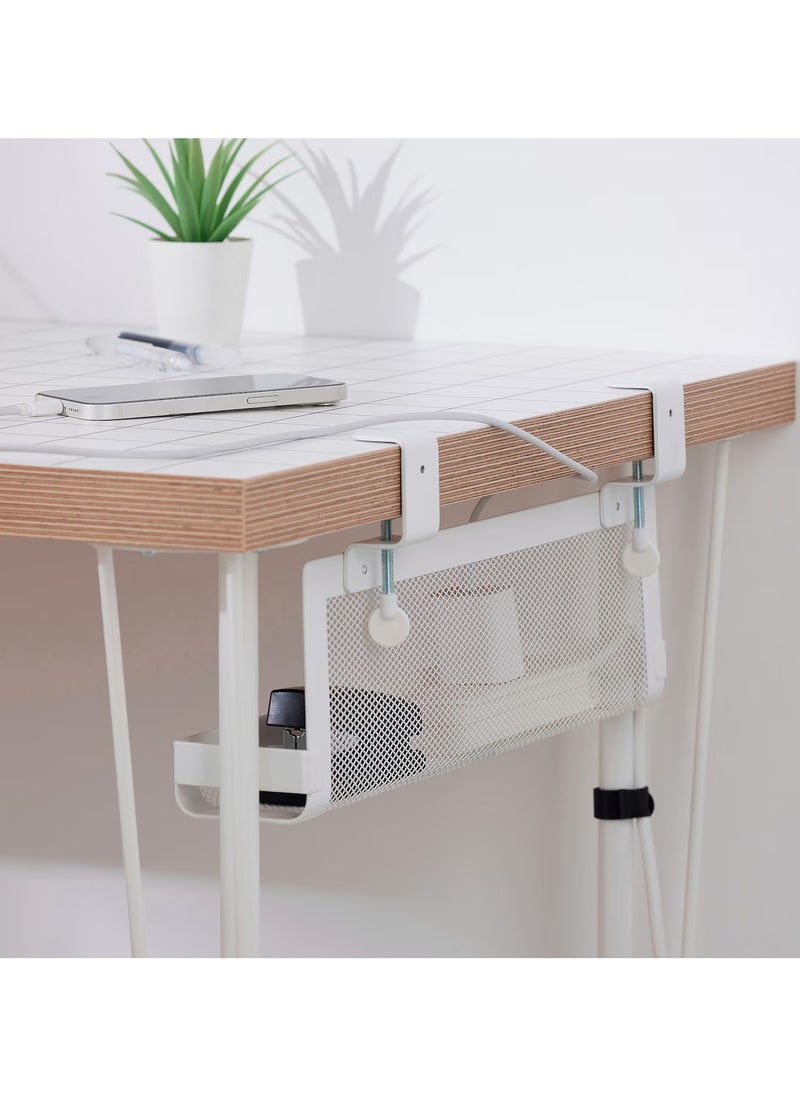 Generic Cable Management Tray, White, Keep Your Workspace Clean, 38cm  - Image 3