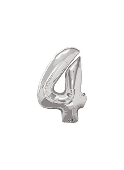 No-Name 4 Foil Balloon Metallic
