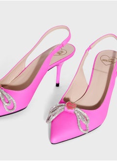 Love Moschino Pointed Toe High Heel Pumps  - Image 4