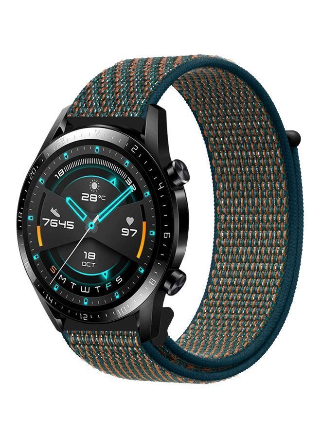 NIBEMINENT Replacement Band For Huawei Watch GT 2 - 46mm Neptune Green - Image 1