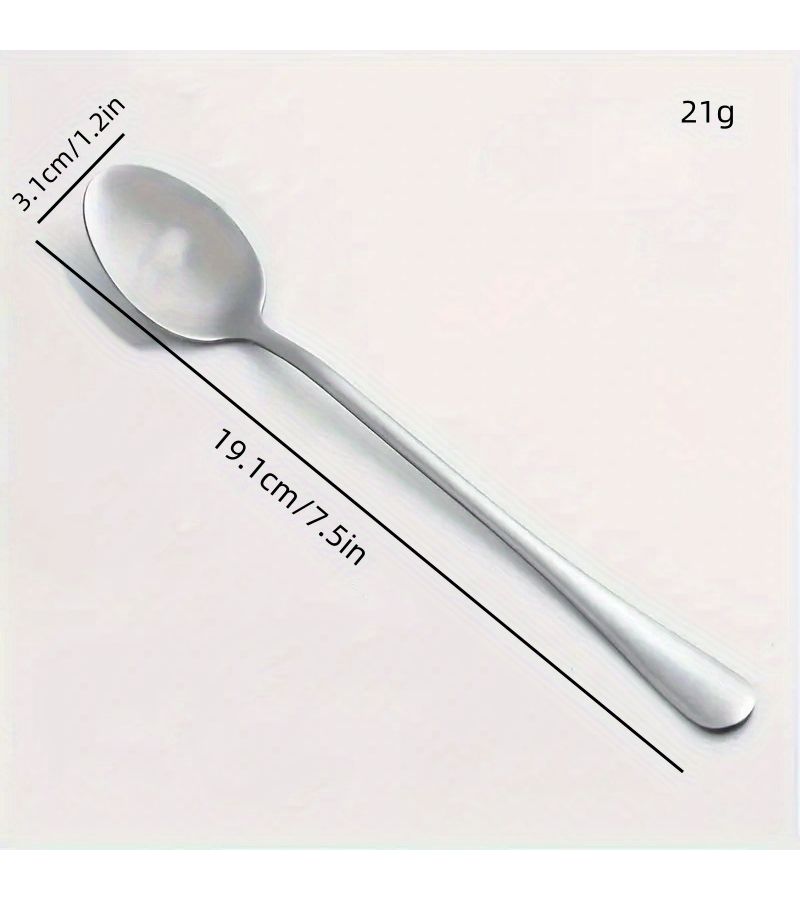 Set Of 3 Engraved Stainless Steel Coffee Spoons Anniversary Love Gifts For Romantic Wise Partners For Life Durable Spoon For Cafes Restaurants - Image 4