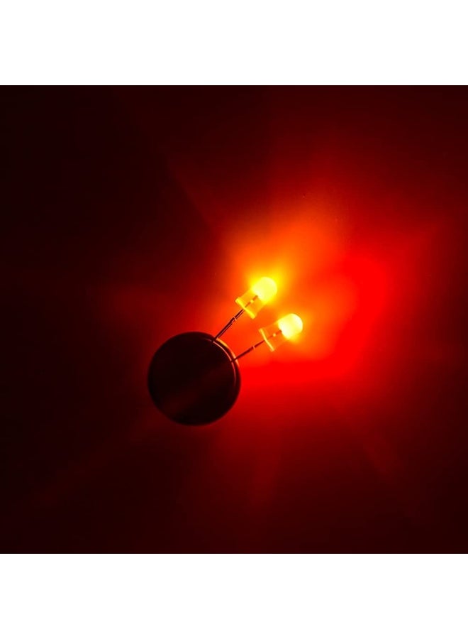 MCIGICM 100 قطعة 5 مم مصابيح LED دايودات مجموعة متنوعة لمشاريع العلوم تجريبية متعددة الألوان - 5 ألوان - Image 5