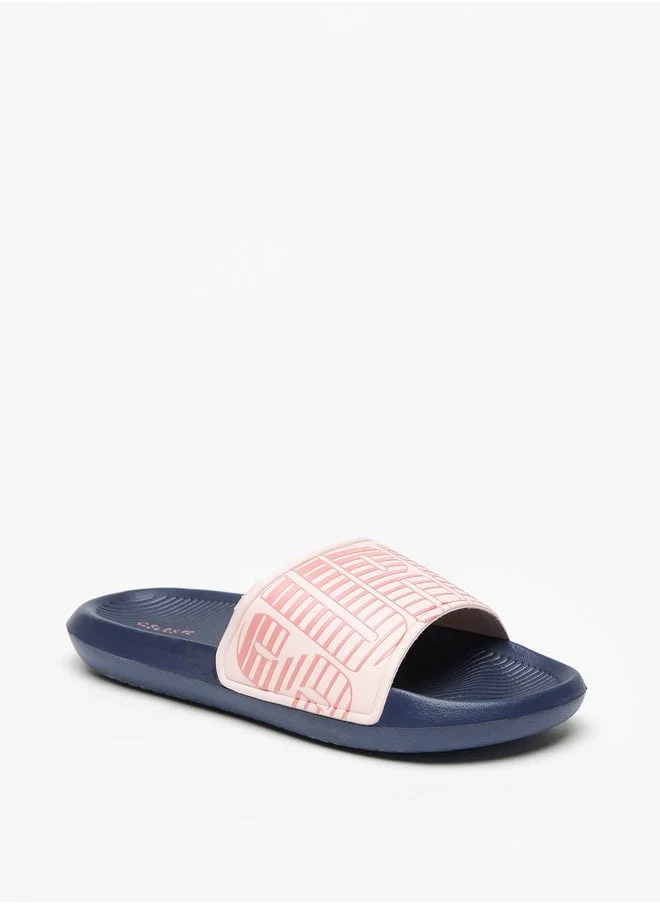 Celeste Women's Typographic Print Slides