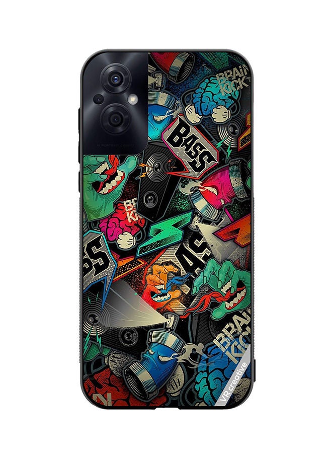 VR CREATIVE Protective Case Cover For Oppo Reno8 Z Multicolor Design - Image 1