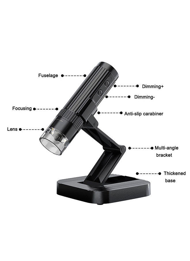 Generic - Digital Microscope 50-1000X Magnification Portable Soldering Microscope 1080P USB Microscope for Identification Observation - Image 1