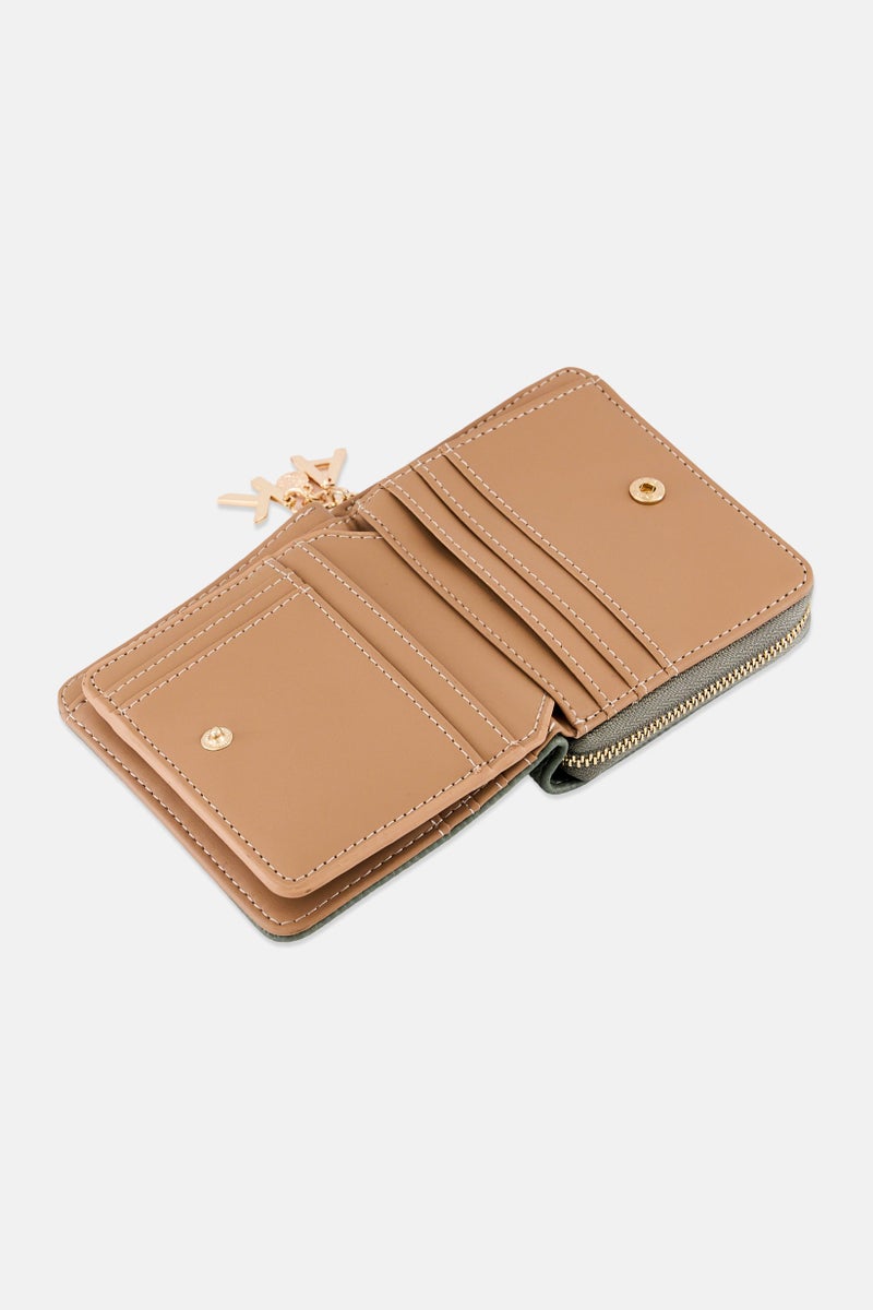 ANNE KLEIN Women Brand Logo Multi Purpose Wallet, Olive - Image 3